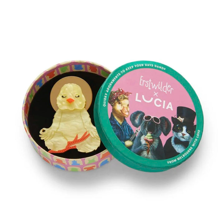 ERSTWILDER | BROOCHES | The Yoga Chick Brooch