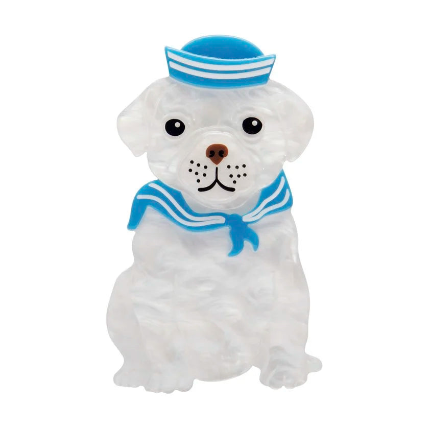 ERSTWILDER | BROOCHES | The Sailor Pup Brooch