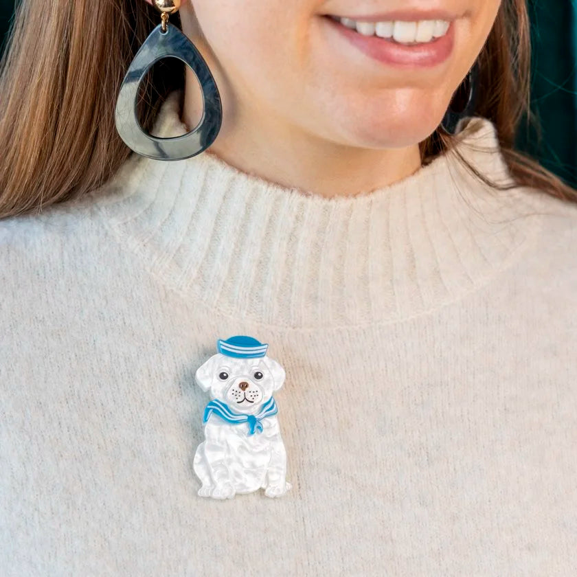 ERSTWILDER | BROOCHES | The Sailor Pup Brooch