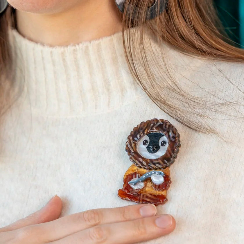 ERSTWILDER | BROOCHES | The Resourceful Penguin Brooch
