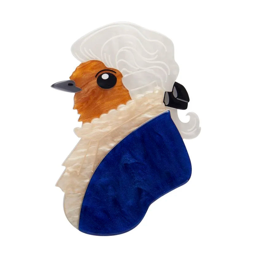 ERSTWILDER | BROOCHES | The Bureaucratic Bird Brooch