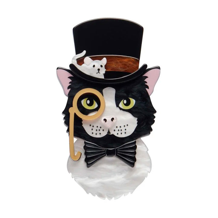 ERSTWILDER | BROOCHES | The Posh Pussycat Brooch