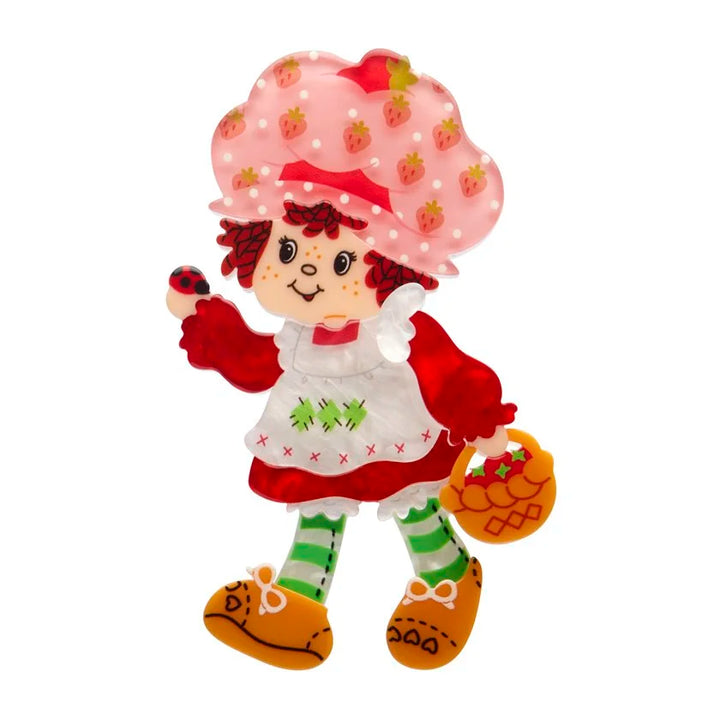 ERSTWILDER | BROOCHES | Strawberry Strolling Brooch