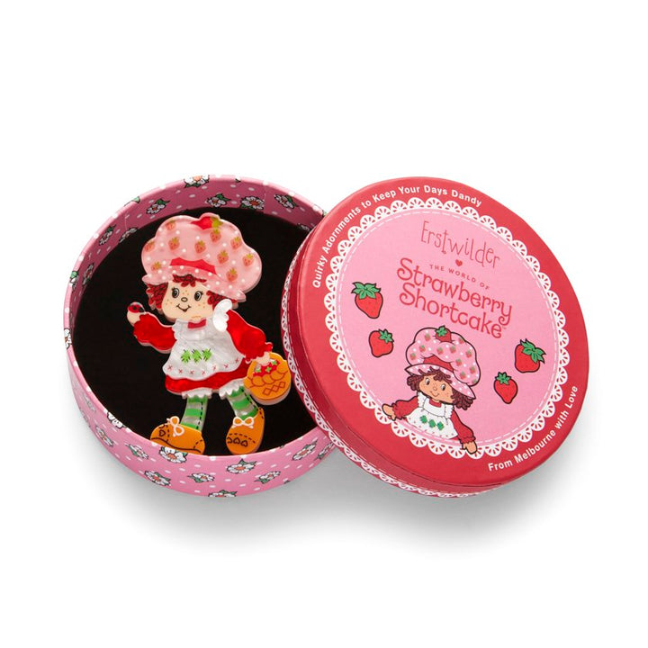 ERSTWILDER | BROOCHES | Strawberry Strolling Brooch