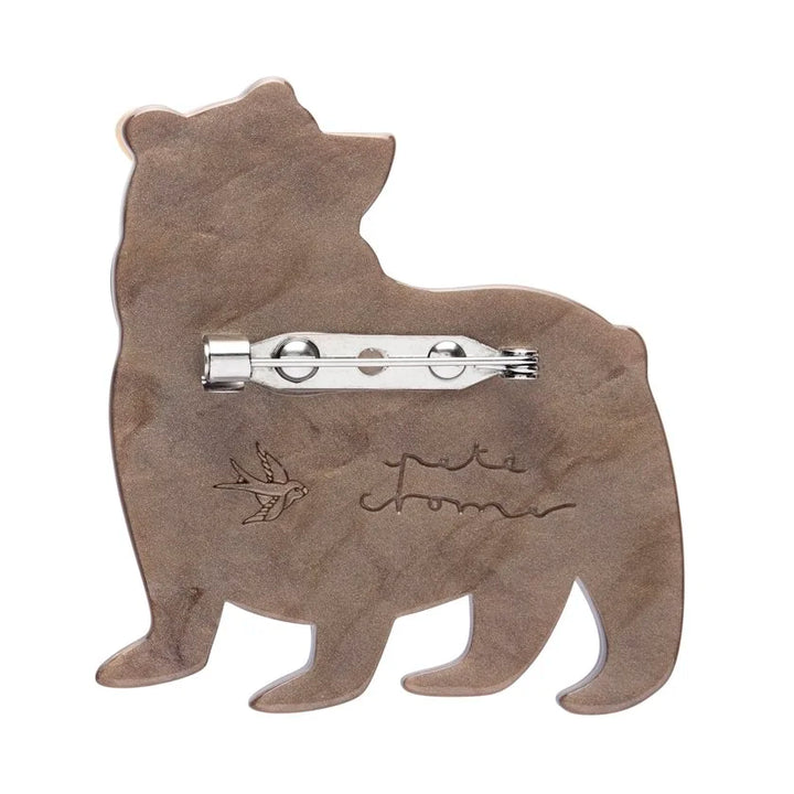 ERSTWILDER | BROOCHES | The Brawny Brown Bear Brooch