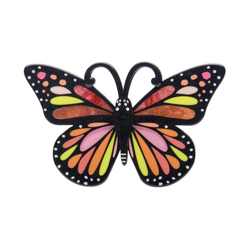 ERSTWILDER | BROOCHES | The Magnificent Monarch Butterfly Brooch