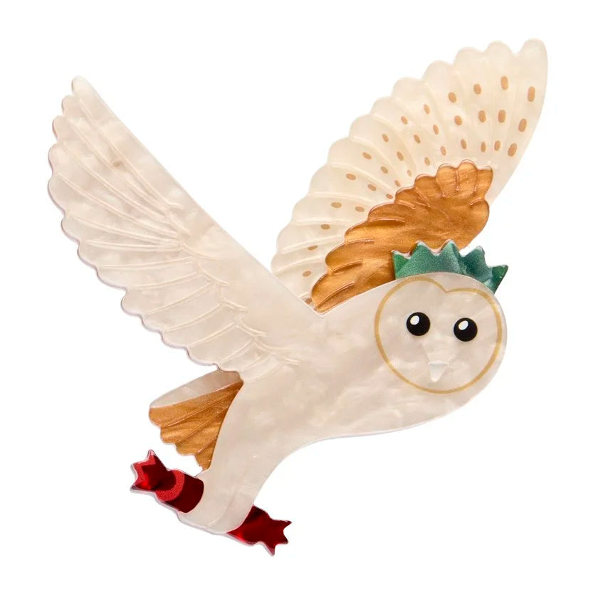 ERSTWILDER | CHRISTMAS BROOCHES |  Otto the Owl