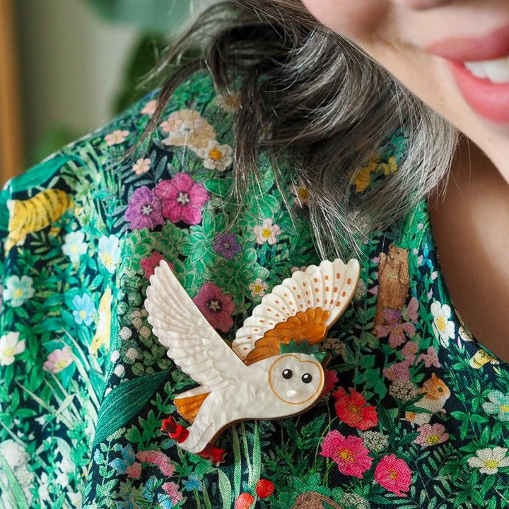 ERSTWILDER | CHRISTMAS BROOCHES |  Otto the Owl