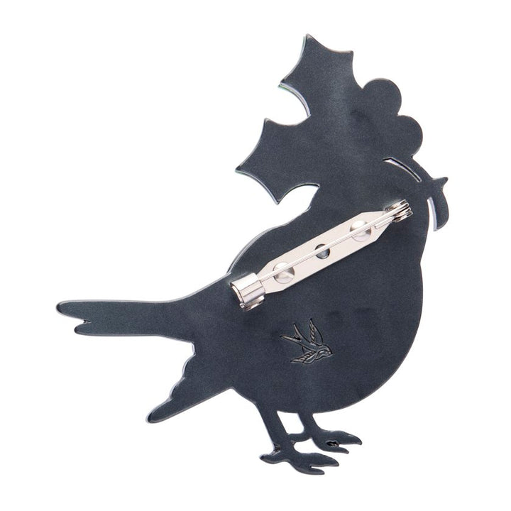 ERSTWILDER | CHRISTMAS BROOCHES |  Ruby the Robin Brooch