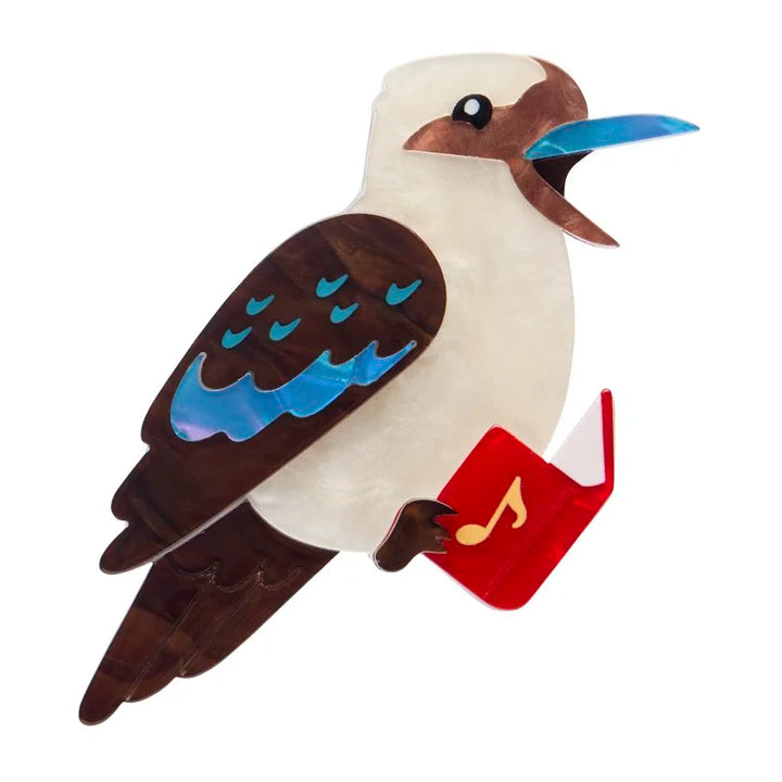 ERSTWILDER | CHRISTMAS BROOCHES | Kip the Kookaburra Brooch