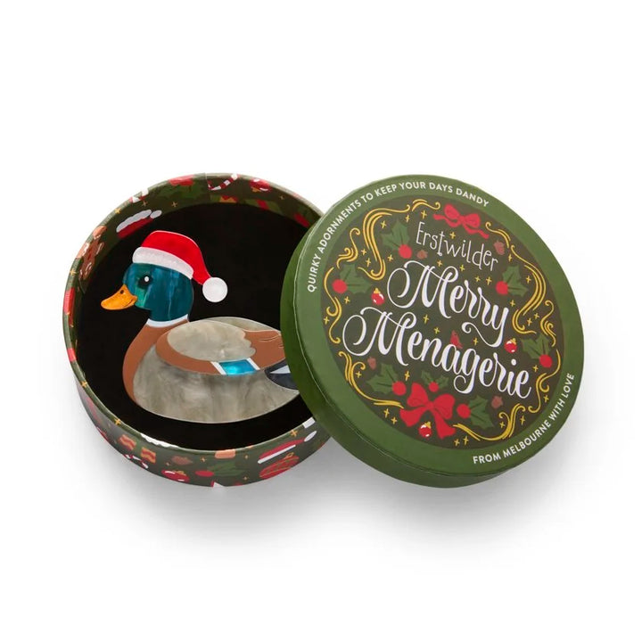 ERSTWILDER | CHRISTMAS BROOCHES | Daphne the Duck