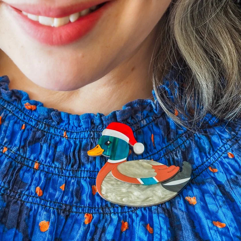 ERSTWILDER | CHRISTMAS BROOCHES | Daphne the Duck