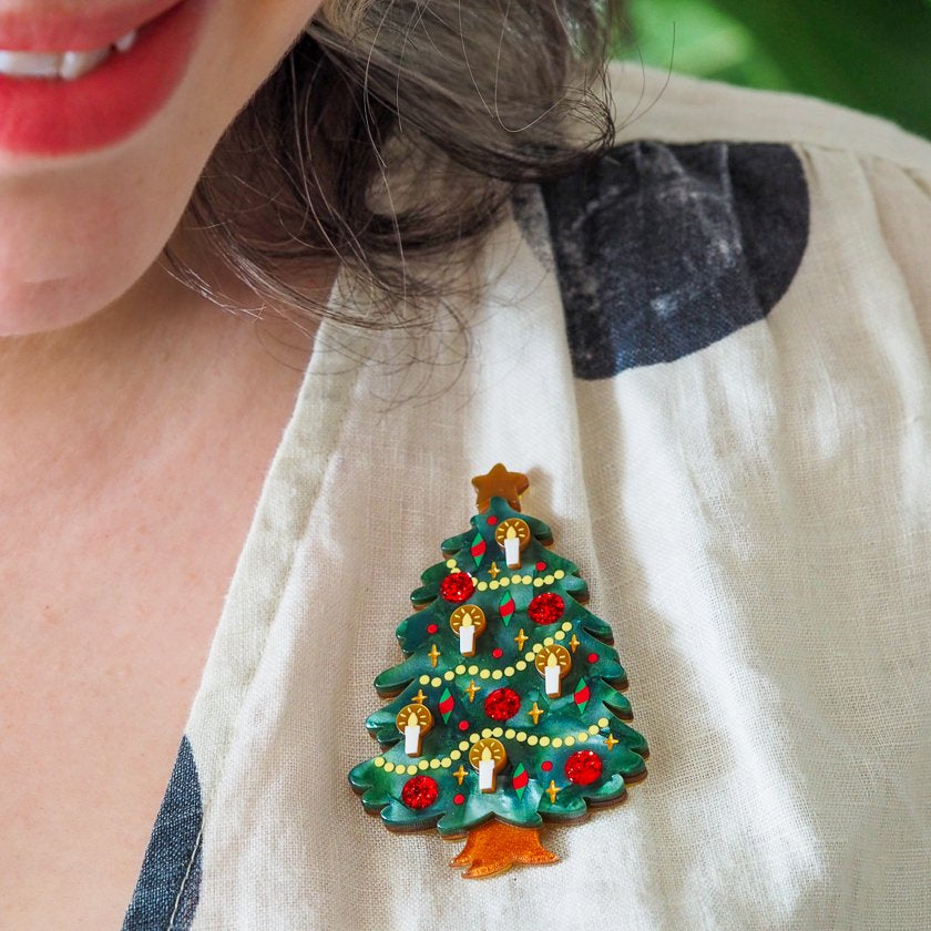 ERSTWILDER | CHRISTMAS BROOCHES | Christmas Tree Centre-Piece