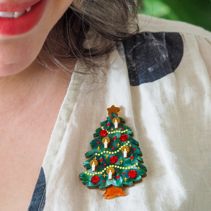 ERSTWILDER | CHRISTMAS BROOCHES | Christmas Tree Centre-Piece