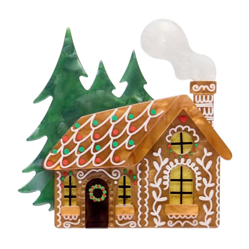ERSTWILDER | CHRISTMAS BROOCHES | The Sweetest Cabin Brooch