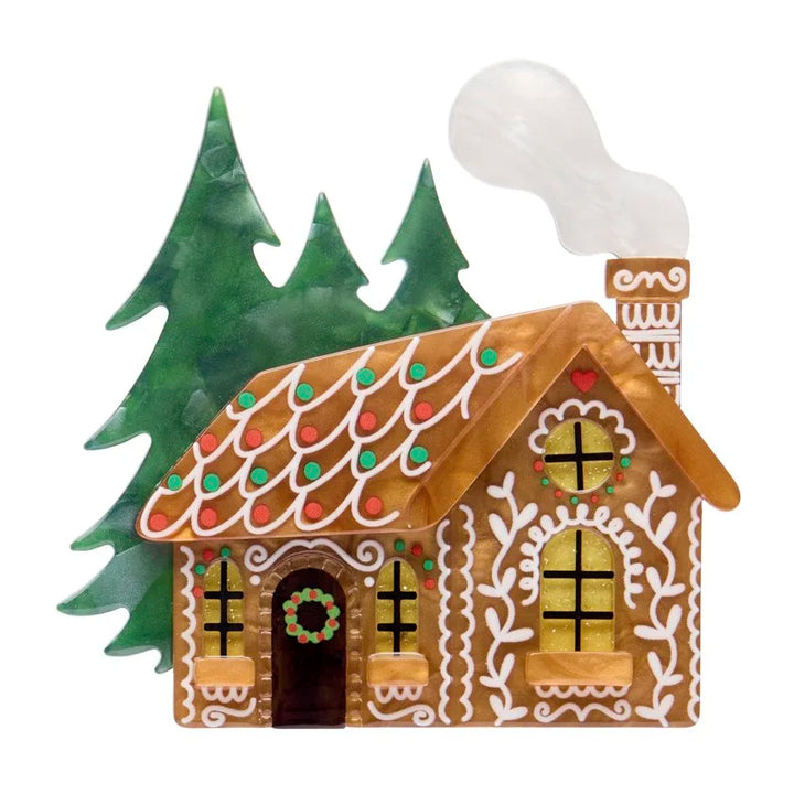ERSTWILDER | CHRISTMAS BROOCHES | The Sweetest Cabin Brooch