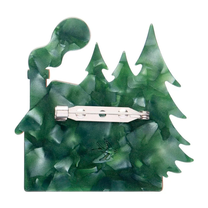 ERSTWILDER | CHRISTMAS BROOCHES | The Sweetest Cabin Brooch