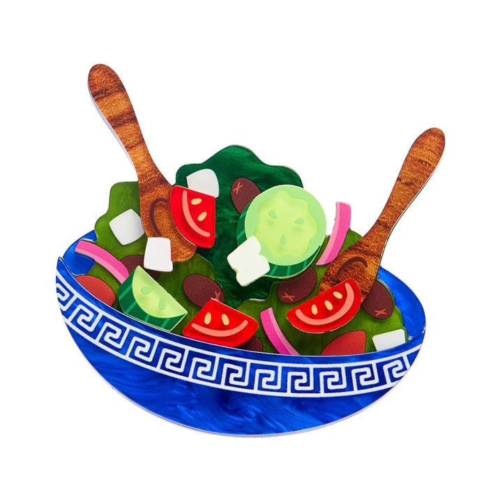 ERSTWILDER | BROOCHES | Greek Salad Brooch