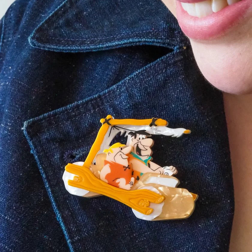 ERSTWILDER | BROOCHES | The Flintmobile Brooch