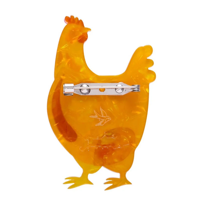 ERSTWILDER | BROOCHES | Bessie the Chicken Brooch