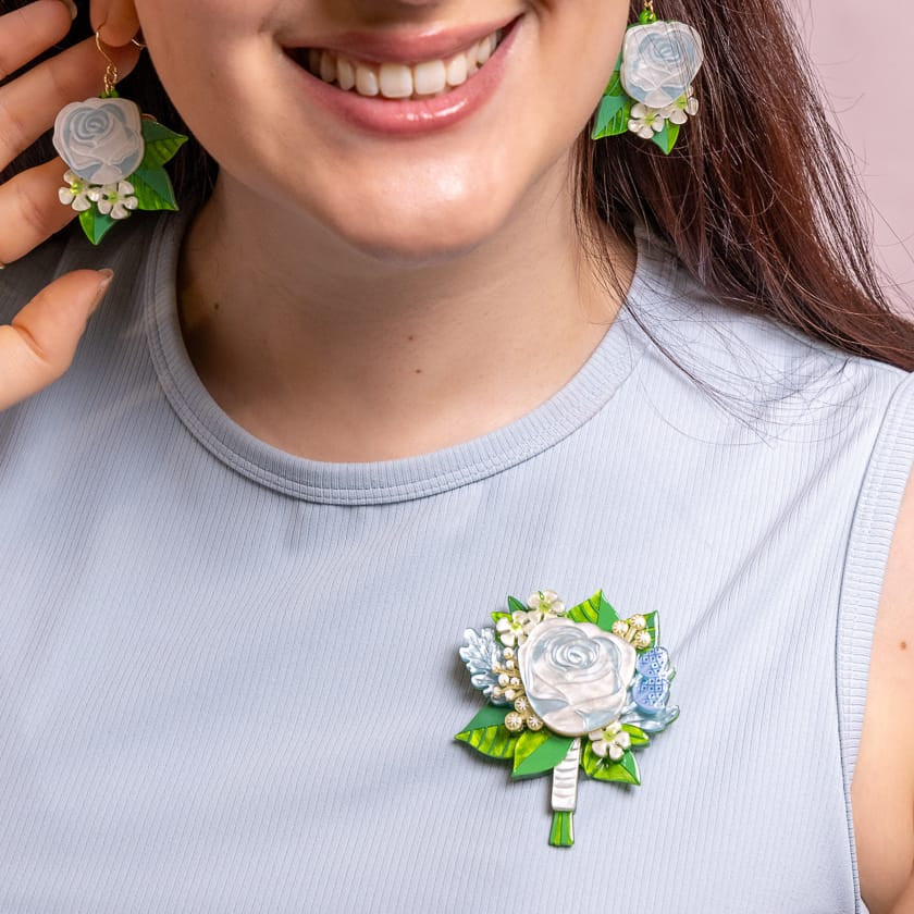 Erstwilder A Nice Day Brooch — official photograph worn on model
