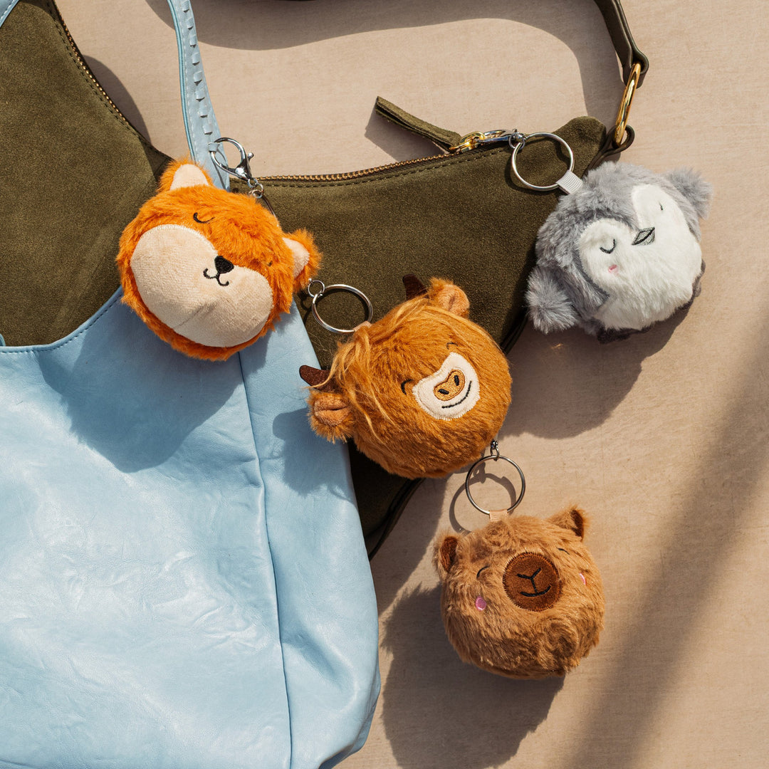 Finlay Fox Stress Ball Bag Charm by Sass &amp; Belle — additional view 3