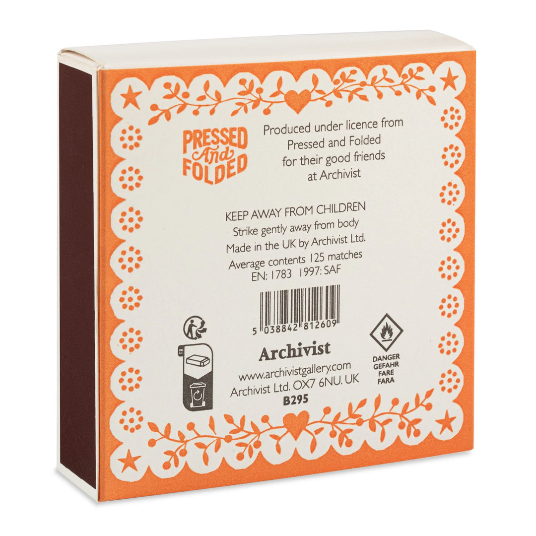 ARCHIVIST | Safety Matches | Bright Spark by Pressed &amp; Folded