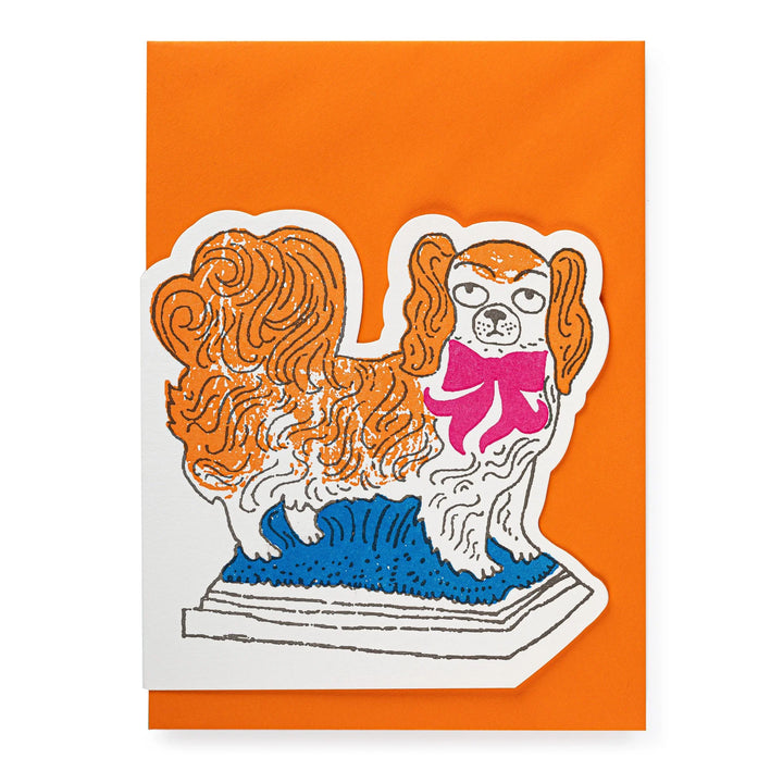 Best-selling Archivist artist, Charlotte Farmer, is back with a range of orna-mantel-pieces – these cut-out letterpressed dog cards are perfect for birthdays or brightening up anyone&