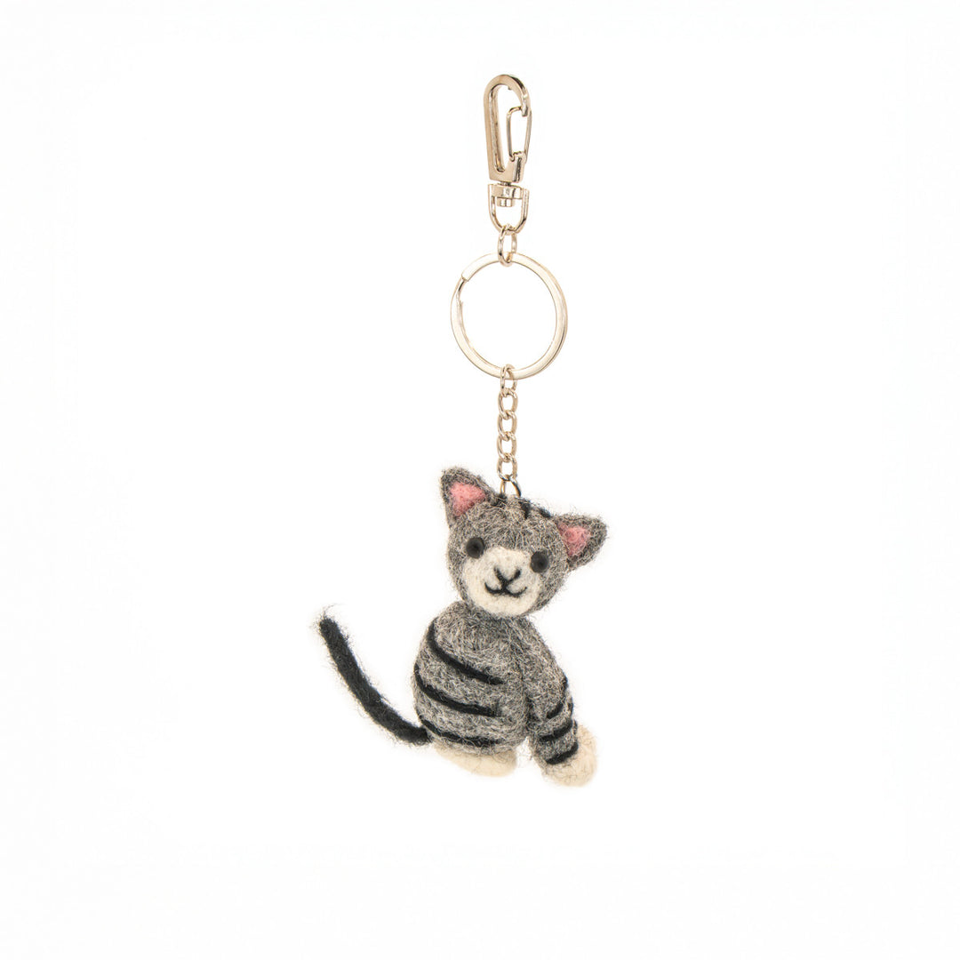 Cat Felt Keyring by Sass & Belle