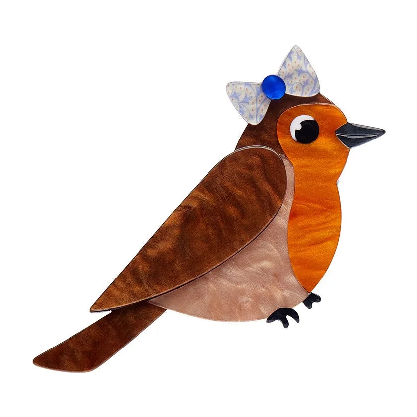 ERSTWILDER | BROOCHES | Rosie the Robin Brooch