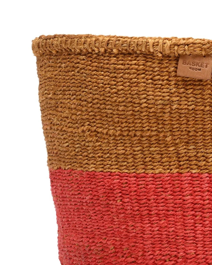 HELA by The Basket Room — close-up of the woven rim and tab