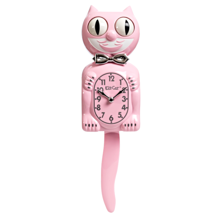 KIT-CAT KLOCKS | 時鐘 | 復古粉紅廚房版