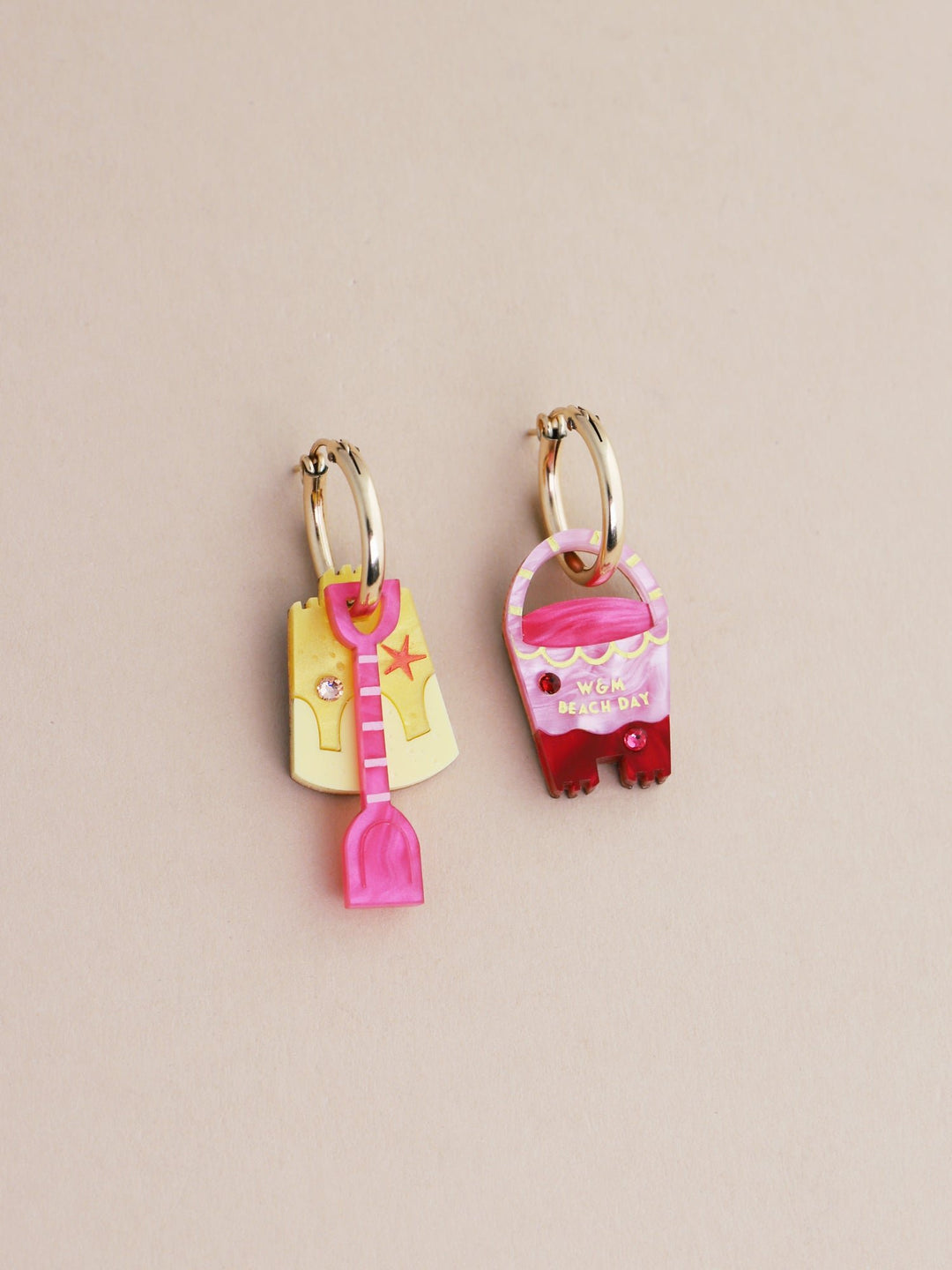 WOLF &amp; MOON | EARRINGS | Bucket &amp; Spade Hoops