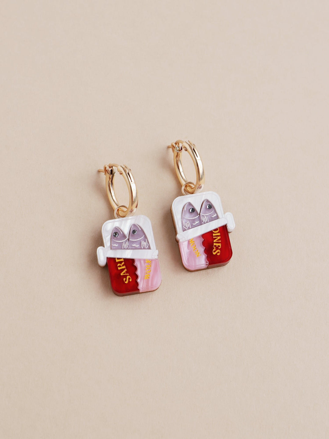 WOLF &amp; MOON | EARRINGS | Sardine Hoops