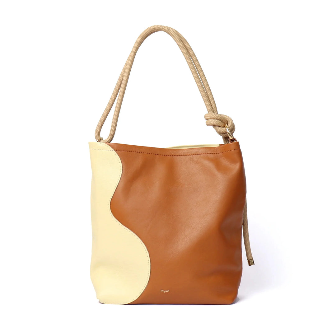 PROJECT DYAD | RIPPLE TOTE | TAN / BUTTER