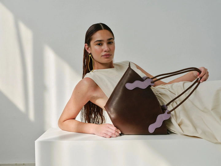 PROJECT DYAD | EMELE BAG | CHOCOLATE / LILAC