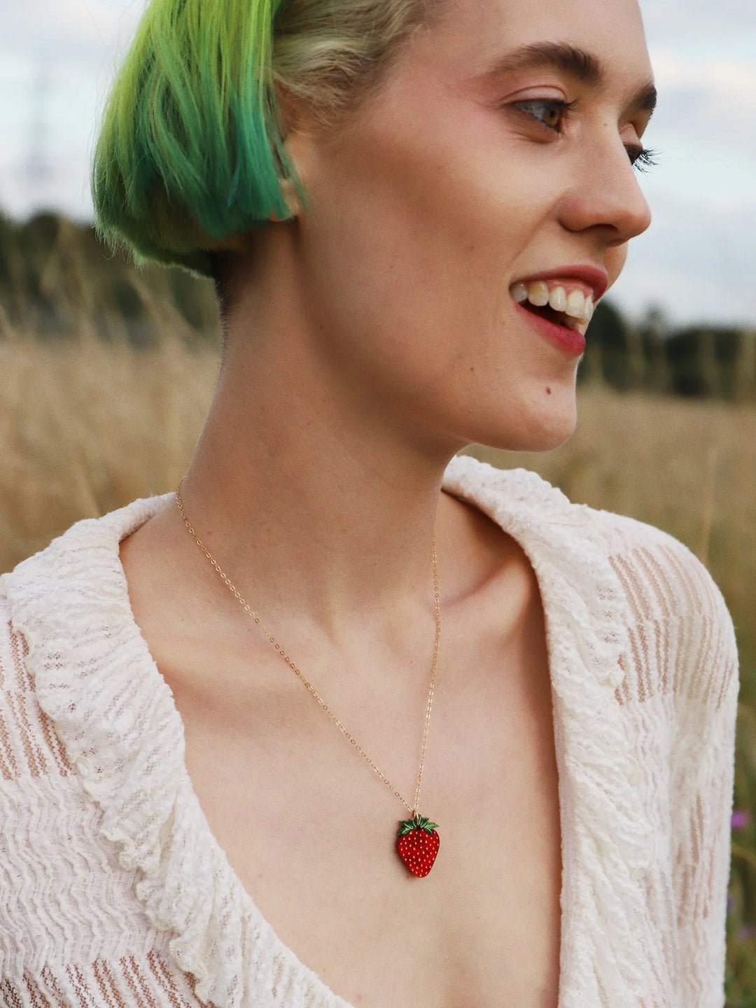 WOLF &amp; MOON | NECKLACES | Strawberry II Necklace