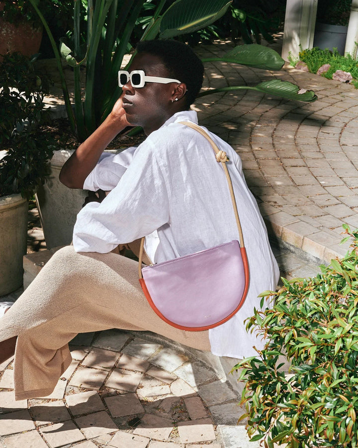 PROJECT DYAD | Selene Bag - Lilac / Lobster Red
