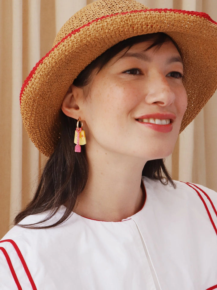 WOLF &amp; MOON | EARRINGS | Bucket &amp; Spade Hoops