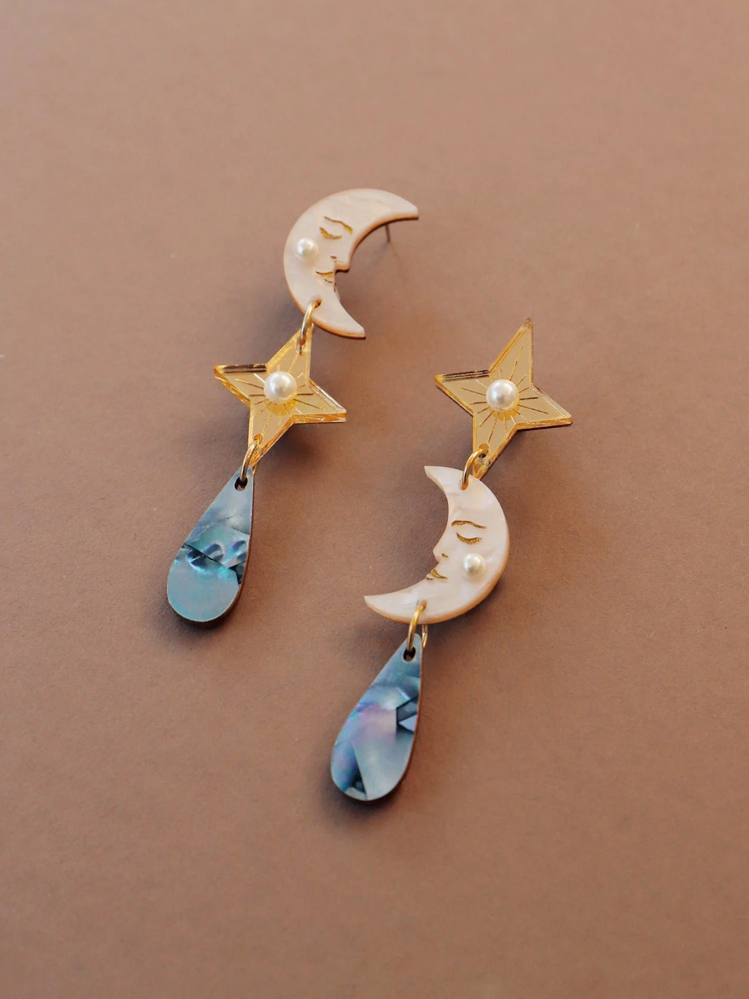 WOLF &amp; MOON | EARRINGS | Celestial Earrings