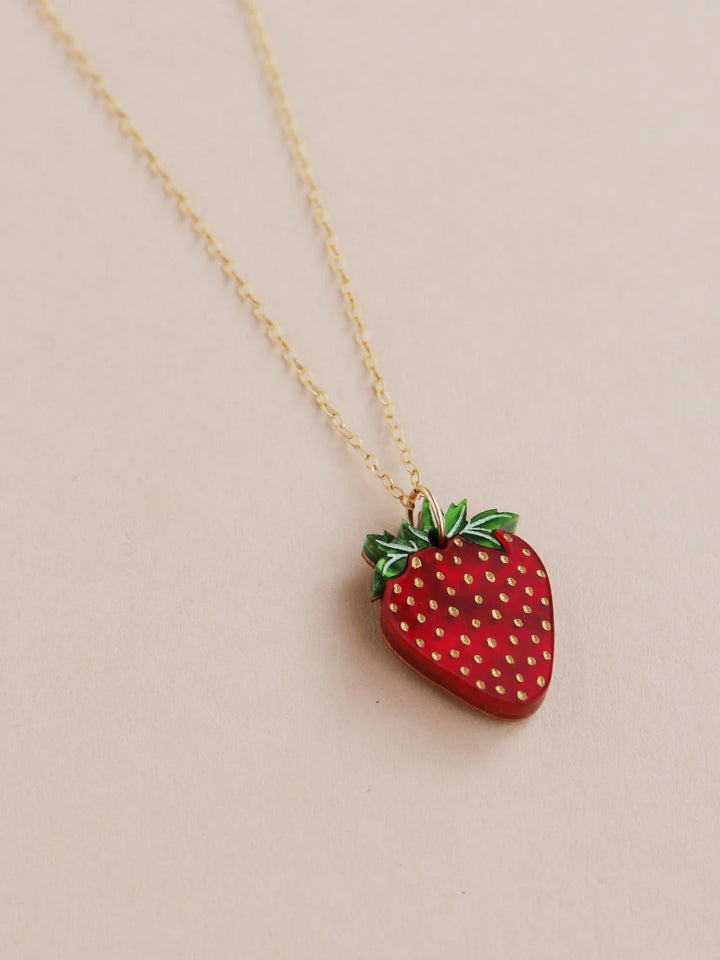 WOLF &amp; MOON | NECKLACES | Strawberry II Necklace