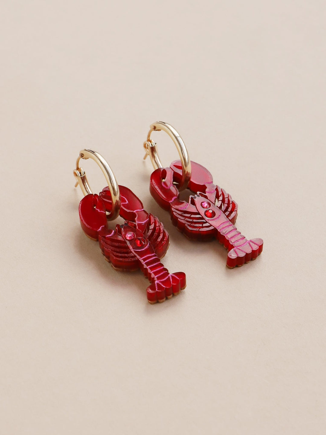 WOLF &amp; MOON | EARRINGS | Lobster Hoops