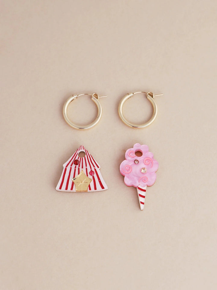 WOLF &amp; MOON | EARRINGS | Big Top Hoops