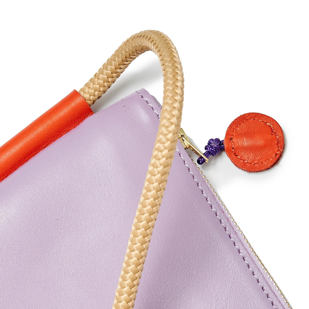 PROJECT DYAD | Selene Bag - Lilac / Lobster Red