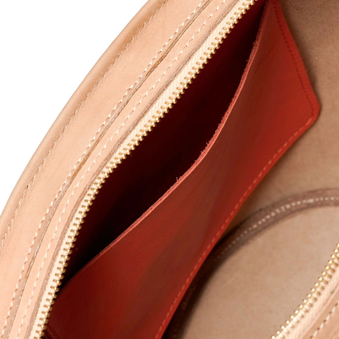 PROJECT DYAD | EMELE BAG | ALMOND / LOBSTER RED