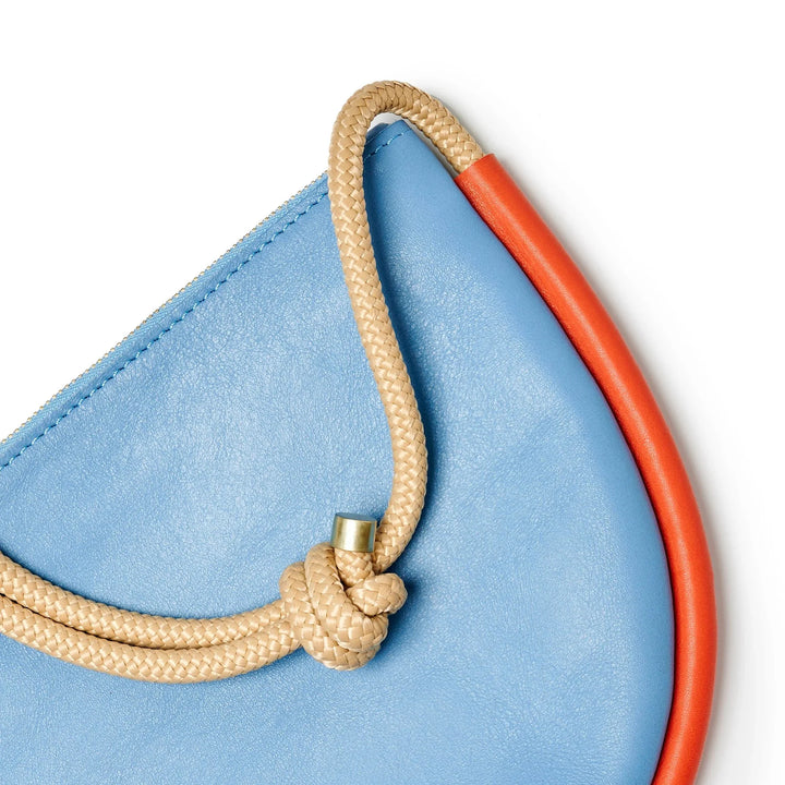 PROJECT DYAD | Selene Bag - Sky Blue / Lobster Red