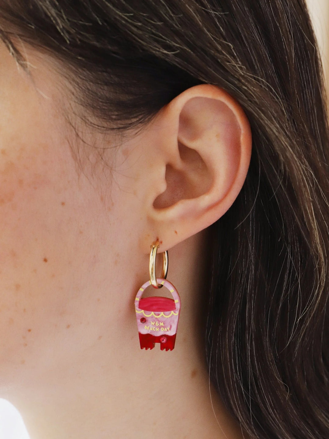 WOLF &amp; MOON | EARRINGS | Bucket &amp; Spade Hoops