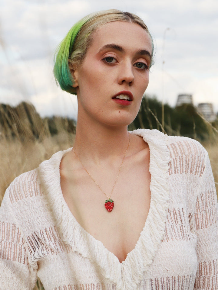 WOLF &amp; MOON | NECKLACES | Strawberry II Necklace