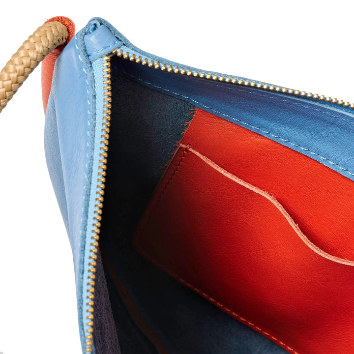 PROJECT DYAD | Selene Bag - Sky Blue / Lobster Red