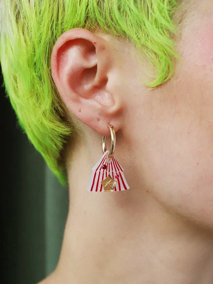 WOLF &amp; MOON | EARRINGS | Big Top Hoops